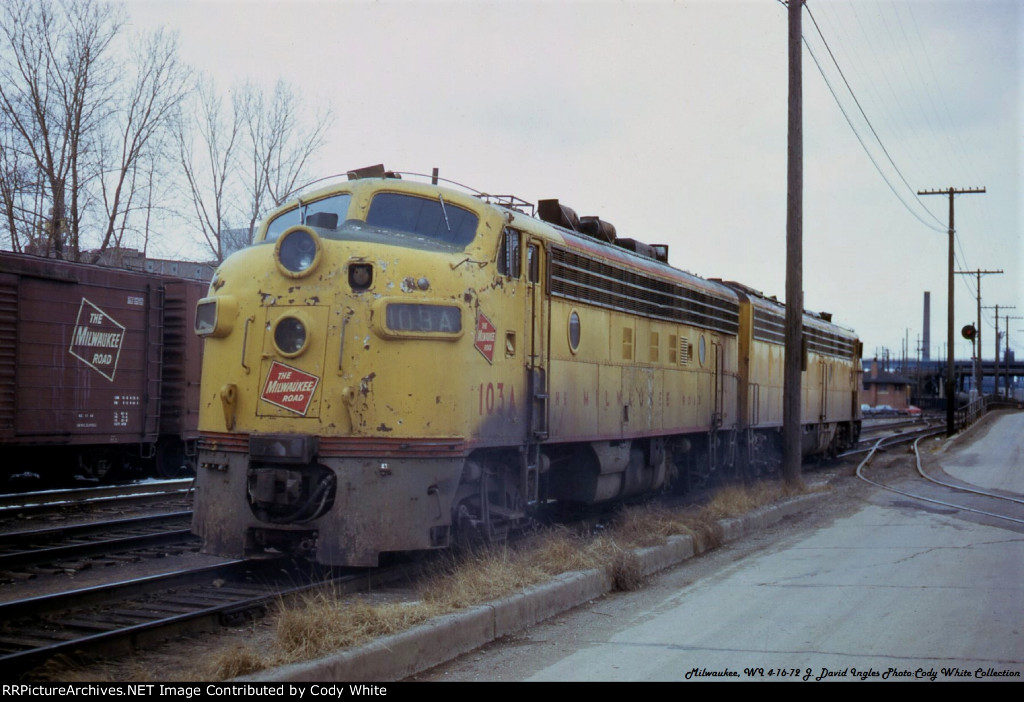 Milwaukee Road FP7A 103A